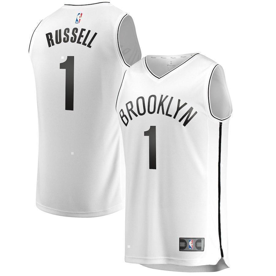 1-D'Angelo Russell Brooklyn Nets Jersey White - Association Edition – labza