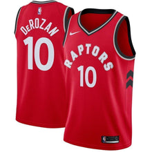 Load image into Gallery viewer, 10-DeMar DeRozan Toronto Raptors Swingman Jersey Red - Icon Edition