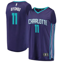 Load image into Gallery viewer, 11-Bismack Biyombo Charlotte Hornets  Jersey - Statement Edition - Purple