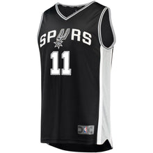 Load image into Gallery viewer, 11-Bryn Forbes San Antonio Spurs Jersey Black - Icon Edition