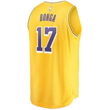 Load image into Gallery viewer, 17-Isaac Bonga Los Angeles Lakers  Jersey - Icon Edition - Gold