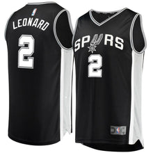 Load image into Gallery viewer, 2-Kawhi Leonard San Antonio Spurs  Jersey Black - Icon Edition