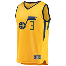 Load image into Gallery viewer, 3-Ricky Rubio Utah Jazz  Player Jersey Gold - Statement Edition