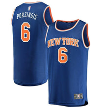 Load image into Gallery viewer, 6-Kristaps Porzingis New York Knicks  Jersey Royal - Icon Edition