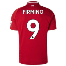 Load image into Gallery viewer, 9-Roberto Firmino Liverpool New Balance Home Soccer Jersey 2018-19 – Red