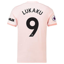 Load image into Gallery viewer, Manchester United 9-Romelu Lukaku Away Soccer Jersey 2018-19 – Coral