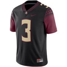 Load image into Gallery viewer, #3 Florida State Seminoles Nike Alternate Game Jersey - Black