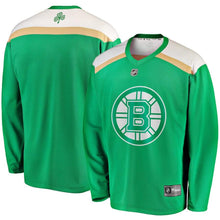 Load image into Gallery viewer, Boston Bruins Fanatics Branded 2019 St. Patrick's Day Replica Jersey - Green