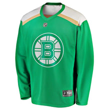 Load image into Gallery viewer, Boston Bruins Fanatics Branded 2019 St. Patrick's Day Replica Jersey - Green