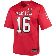 Load image into Gallery viewer, #16 Texas Tech Red Raiders Under Armour Special Event Replica Jersey - Red
