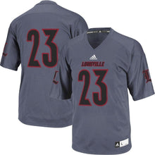 Load image into Gallery viewer, #23 Louisville Cardinals adidas Replica Football Jersey - Black