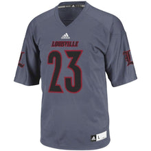 Load image into Gallery viewer, #23 Louisville Cardinals adidas Replica Football Jersey - Black