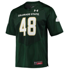 Load image into Gallery viewer, #48 Colorado State Rams Under Armour Replica Football Jersey - Green