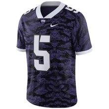 Load image into Gallery viewer, #5 TCU Horned Frogs Nike Limited Football Jersey - Purple