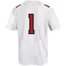 Load image into Gallery viewer, #1 Texas Tech Red Raiders Under Armour Premier Football Jersey - White