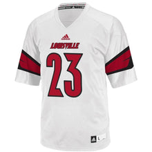 Load image into Gallery viewer, #23 Louisville Cardinals adidas Replica Football Jersey - White