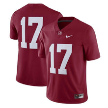 Load image into Gallery viewer, #17 Alabama Crimson Tide Nike Limited Football Jersey - Crimson