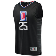 Load image into Gallery viewer, Mfiondu Kabengele LA Clippers Fanatics Branded Fast Break Replica Jersey Black - Statement Edition