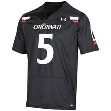 Load image into Gallery viewer, #5 Cincinnati Bearcats Under Armour Premier Football Jersey - Black
