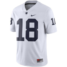 Load image into Gallery viewer, #18 Penn State Nittany Lions Nike Game Football Jersey - White