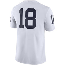 Load image into Gallery viewer, #18 Penn State Nittany Lions Nike Game Football Jersey - White