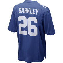 Load image into Gallery viewer, Saquon Barkley New York Giants Nike Game Jersey – Royal