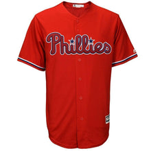 Load image into Gallery viewer, Bryce Harper Philadelphia Phillies Majestic Official Cool Base Player Jersey - Scarlet