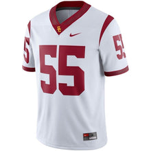 Load image into Gallery viewer, #55 USC Trojans Nike Game Jersey - White