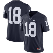 Load image into Gallery viewer, #18 Penn State Nittany Lions Nike Limited Football Jersey - Navy