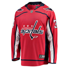 Load image into Gallery viewer, Jonas Siegenthaler Washington Capitals Fanatics Branded Home Breakaway Player Jersey - Red