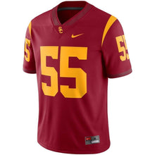 Load image into Gallery viewer, #55 USC Trojans Nike Game Jersey - Cardinal