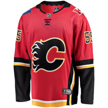 Load image into Gallery viewer, Noah Hanifin Calgary Flames Fanatics Branded Home Breakaway Player Jersey - Red