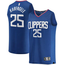 Load image into Gallery viewer, Mfiondu Kabengele LA Clippers Fanatics Branded Fast Break Replica Jersey Royal - Icon Edition