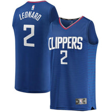 Load image into Gallery viewer, Kawhi Leonard LA Clippers Fanatics Branded 2019/20 Fast Break Replica Jersey Blue - Icon Edition