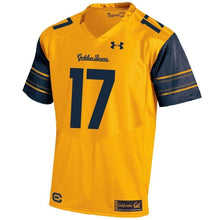 Load image into Gallery viewer, #17 Cal Bears Under Armour Replica Football Jersey - Gold