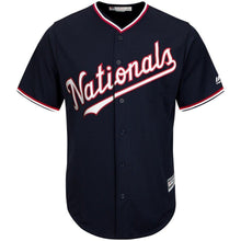 Load image into Gallery viewer, Trea Turner Washington Nationals Majestic Alternate Official Cool Base Replica Player Jersey - Navy