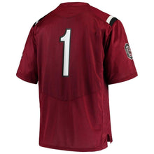 Load image into Gallery viewer, #1 South Carolina Gamecocks Under Armour Team Replica Football Jersey - Garnet