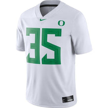 Load image into Gallery viewer, #35 Oregon Ducks Nike Game Jersey - White