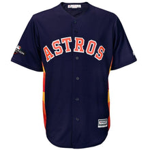 Load image into Gallery viewer, Carlos Correa Houston Astros Majestic 2019 Postseason Official Cool Base Player Jersey - Navy
