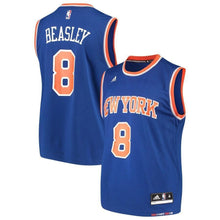 Load image into Gallery viewer, Michael Beasley New York Knicks adidas Road Jersey - Blue