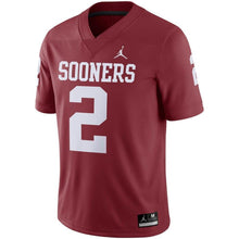 Load image into Gallery viewer, #2 Oklahoma Sooners Jordan Brand Game Jersey - Crimson