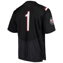 Load image into Gallery viewer, #1 South Carolina Gamecocks Under Armour Team Replica Football Jersey - Black
