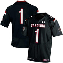 Load image into Gallery viewer, #1 South Carolina Gamecocks Under Armour Premier Football Jersey - Black