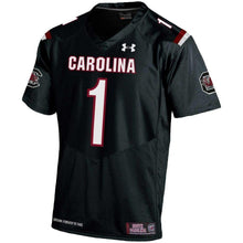 Load image into Gallery viewer, #1 South Carolina Gamecocks Under Armour Premier Football Jersey - Black