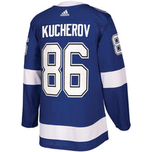 Load image into Gallery viewer, Nikita Kucherov Tampa Bay Lightning adidas Player Jersey - Blue