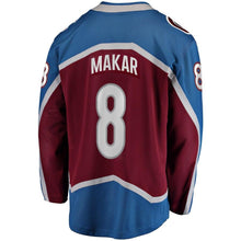 Load image into Gallery viewer, Cale Makar Colorado Avalanche Fanatics Branded Home Breakaway Player Jersey - Maroon