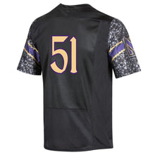 Load image into Gallery viewer, #51 Northwestern Wildcats Under Armour College Football 150th Anniversary Replica Jersey - Black