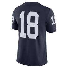 Load image into Gallery viewer, #18 Penn State Nittany Lions Nike Limited Football Jersey - Navy