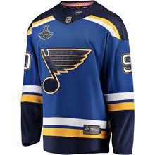 Load image into Gallery viewer, Ryan O'Reilly St. Louis Blues Fanatics Branded 2019 Stanley Cup Champions Home Breakaway Player Jersey - Blue