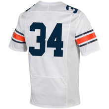 Load image into Gallery viewer, #34 Auburn Tigers Under Armour Replica Football Jersey - White